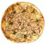 Tuna Pizza With Red Onions