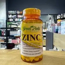 Green Field Zinc 25mg 100 Tablets