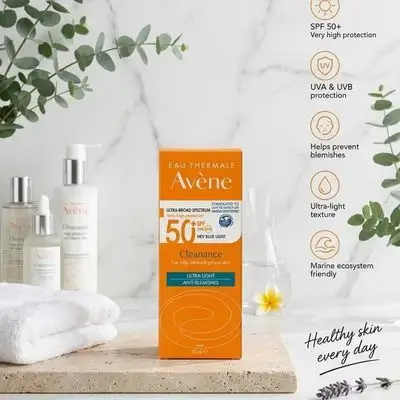 Avène Eau Thermale Cleanance Sunscreen Very High Protection SPF 50+ – 50 ml