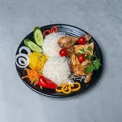 Boiled Chicken On Rice