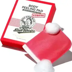 Mom's Bath Recipe Body Peeling Pad Strong, All In One Bubble Body Wash & Scrub Gloves With Kelp & Biotics, Intense Exfoliating Mitts For Dead Skin Cells, Goosebumps And Scaly Skin, 8 Sheets 64% OFF
