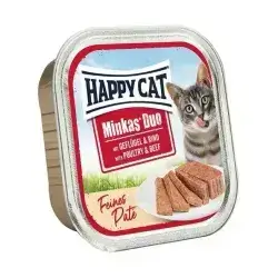 HAPPY CAT Minkas Duo with poultry & BEEF 100g