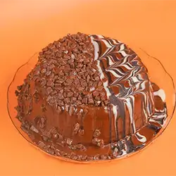 Nutella Volcano Cake Filled With Nutella Sauce