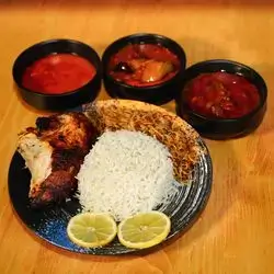 Rice And Broth With Chicken