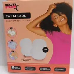 Beauty Star Sweat Pads 10x