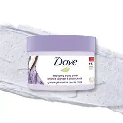 Dove body Scrub crushed lavender & coconut milk 298g
