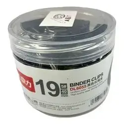 Binder Clips 19 MM Deli 40 PCs