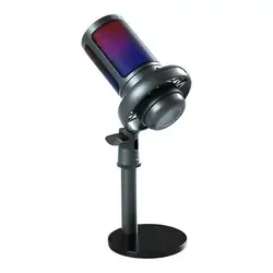 USB RGB gaming condenser microphone.