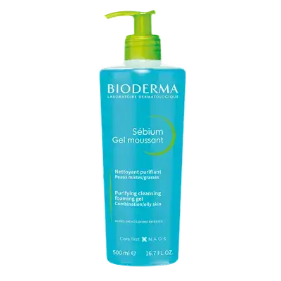 Sebium Purifying Cleansing Foaming Gel 500ml _ BIODERMA