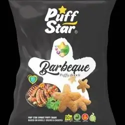 Puff Star Barbecue Flavored Four-Grain Snack | Pack of 24