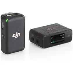 DJI Mic (1 TX + 1 RX), Wireless Lavalier Microphone, 250m (820 ft.) Range, Compact and Ultra-Light, 14-Hour Recording, Wireless Microphones for PC, iPhone, Andriod, Cameras, Vlogs, Live Stream