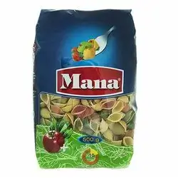 Mana Tri-Color Rigate Pasta 500 Gm