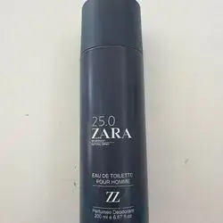 dark blue Zara 25.0 Pour Homme perfumed deodorant زارا