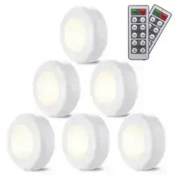 Elfeland LED Puck Light 6-Pack /without battery