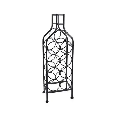 Wine Rack Metal For 9 Bottles