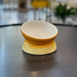 Floor Feeding Anti- Vomit Ceramic Pet Bowl