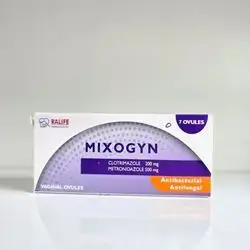 mixogyn (clotrimazole,metronidazole) 7 vaginal ovules
