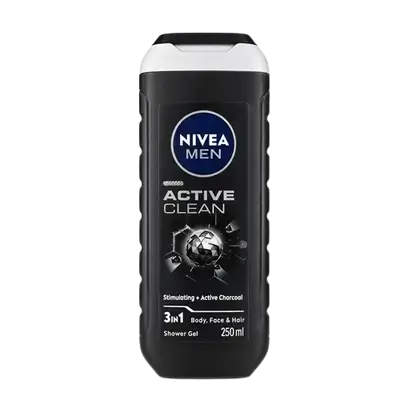 Active Clean Shower Gel 250ml _ NIVEA