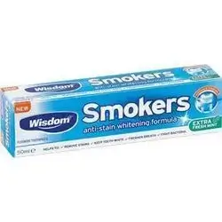 wisdom smoker toothpaste