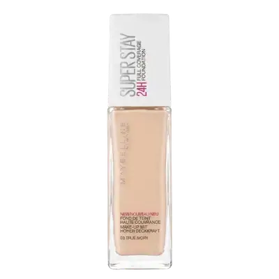 Super Stay 24H Full Coverage Foundation 03 TRUE IVORY 30ml _ MAYBELLINE NEW YORK