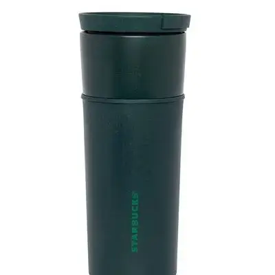 Starbucks Dark Green Ceramic Tumbler – 355 ml