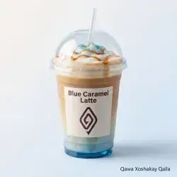 Blue Caramel Latte