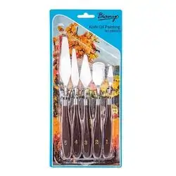 Bianyo 5 Piece Set Oil Painting Knife NO:BN9301