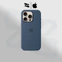 iPhone 16 Pro Silicone Case with MagSafe - Denim