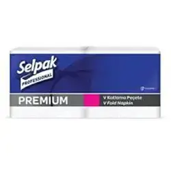 Selpak White Folded Bag 250 Pcs × 18