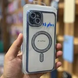 Cover 14 plus / 15 plus iphone/ crystal Magnetic