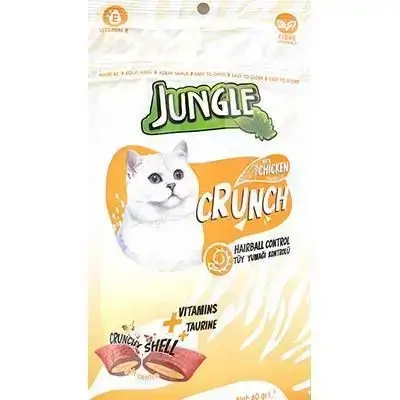مكافآت للقطط بنكهة الدجاج – Jungle Crunch