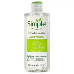 Simple Kind To Skin Micellar Cleansing Water - 200ml | سمبل منظف ماء ميسيلر - 200 مل