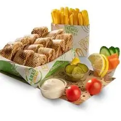 Double Arabic Chicken Shawarma Meal