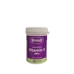 Vitamin E 400iu (Antioxidant) 30 Capsules_Basic Nutrition