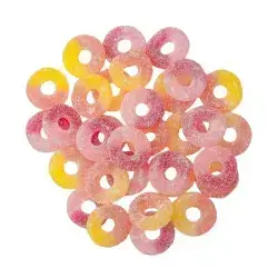 Tutti Frutti Rings 100g – Fruity, Colorful & Vegan | حلقات توتي فروتي النباتية