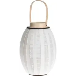Tul 27X40Cm Lantern White Candle Holder