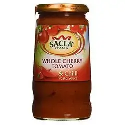 Sacla Whole Cherry Tomt&chilli350g
