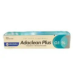 Adaclean plus 0.1% (adapalene+benzoyl peroxide) Dermal gel