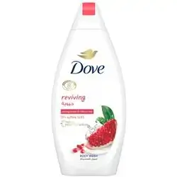 DOVE Go Fresh Reviving Body Wash, for skin moisturising, Pomegranate and Hibiscus Tea 500ml