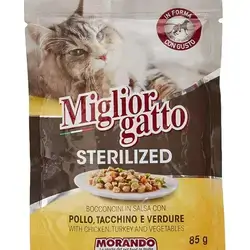 Miglior Gatto Sterilized 85g Chicken And Turkey