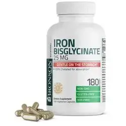 Bronson - Iron Bisglycinate 25mg
