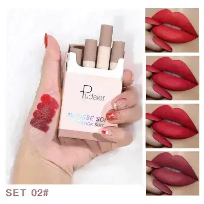 MOUSSE LIPSTICK 4PCS SET-02