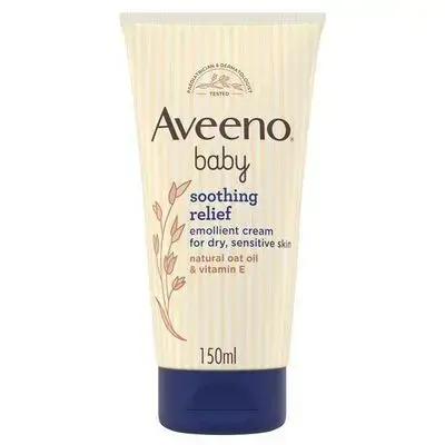 Baby Soothing Relief Emollient Cream for Dry Sensitive Skin with Natural Oat oil and Vitamin E 150 ml