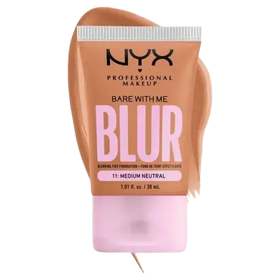 Bare With Me Blur Blurring Tint Foundation 11 MEDIUM NEUTRAL 30ml _ NYX