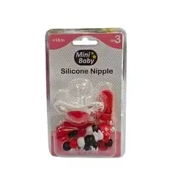 MINI BABY SILICONE NIPPLE +18M