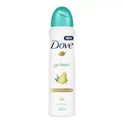 مزيل العرق دوف بخاخ عرموط والالوفيرا 250مل - Dove apricot & aloe vera deodorant spray 250ml