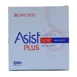 Asist plus 600 mg sachet كيس