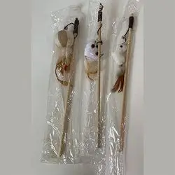 Feather Wand Cat Toys - Packaged