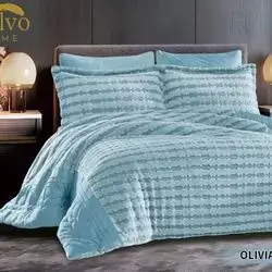 Quilt Set 2 Person,Original Velvet Fabric-Calvo-6 Pcs