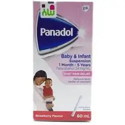 Panadol 120mg/5ml baby and infant syrup